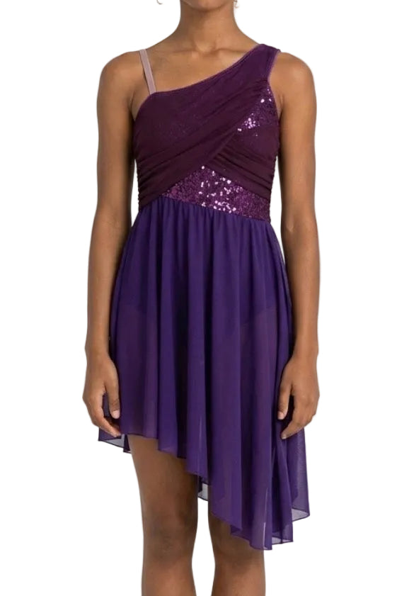 Purple Lyrical or Jazz Dress - Curtain Call