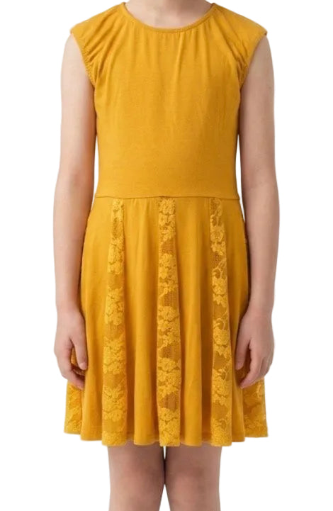 Yellow and Lace Lyrical Dress - Weissman