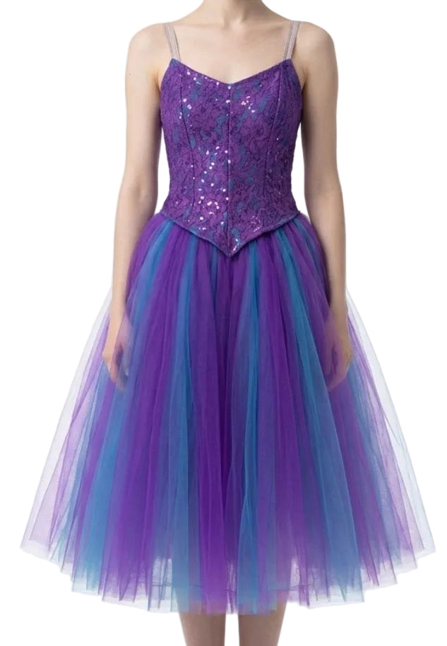 Blue and Purple Ballet Dress - CamelDance