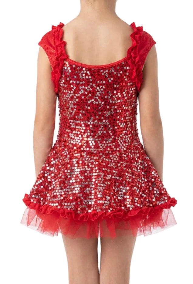 Red Sequence Dress - Weissman