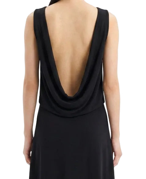 Black Open Back Dress - Balera