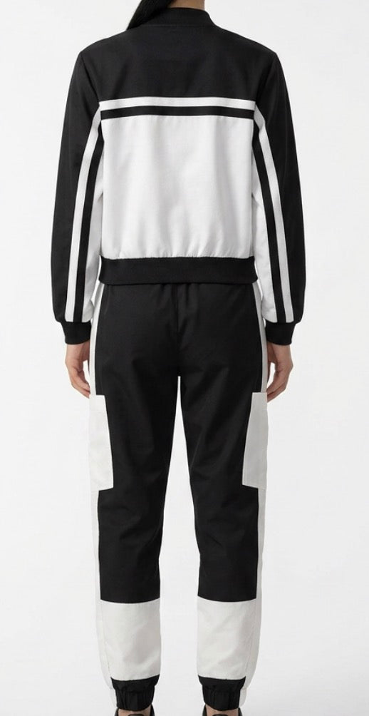 Sporty Jacket and Colour Blocked Pants   - Balera