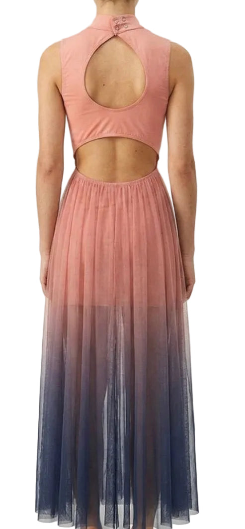 Pastel Ombre Floor Length Dress