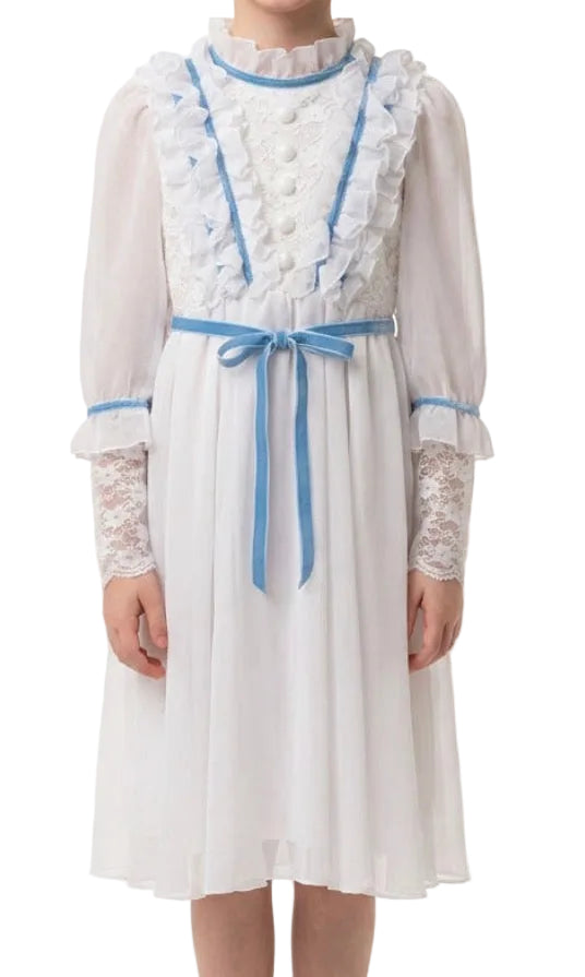 Vintage Style White Dress