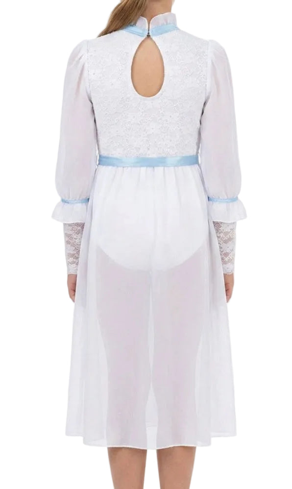 Vintage Style White Dress