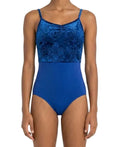 Royal Blue Velvet Leotard - Ainslie Wear