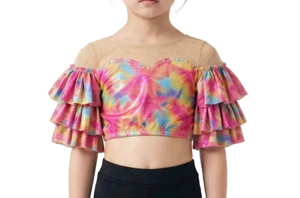 Rainbow Flamenco Half Top