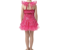 Sparkly Pink Dress with Bow - A Wish Come True