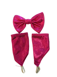 Pink Sparkly Sequin dress with Removable Broach - Showtime Creation