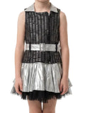 Silver dress with Sparkly Jacket - Weissman