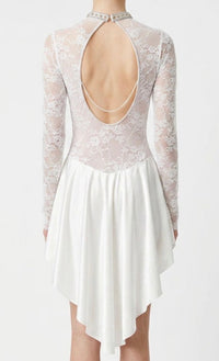 White Lace Long Sleeve with Half Skirt - Knights