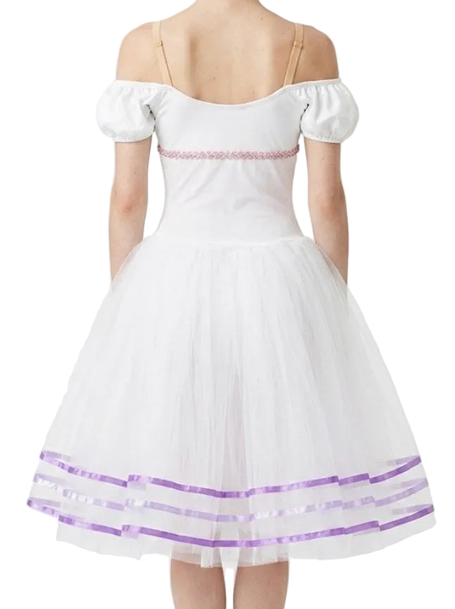 White Peasant Dress - Victoria Dance