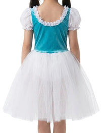 White and Blue Ballet Dress - Stage Boutique