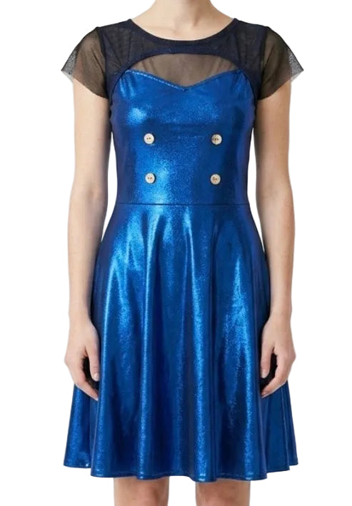Red and Blue Surprise Dress - CamelDance