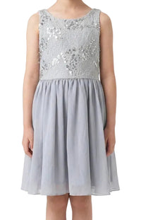Grey Sparkle Dress - Weissman
