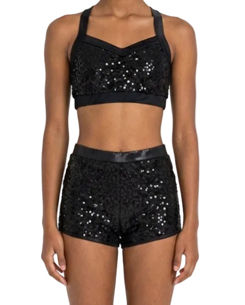 Sparkly Bra Tank and Matching Shorts - Balera