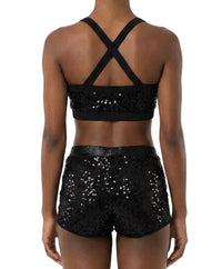 Sparkly Bra Tank and Matching Shorts - Balera