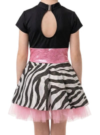 Zebra Patterned Dress - CamelDance