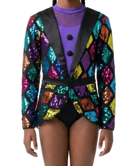 Sequence Leotard with Belt - Stage Boutique