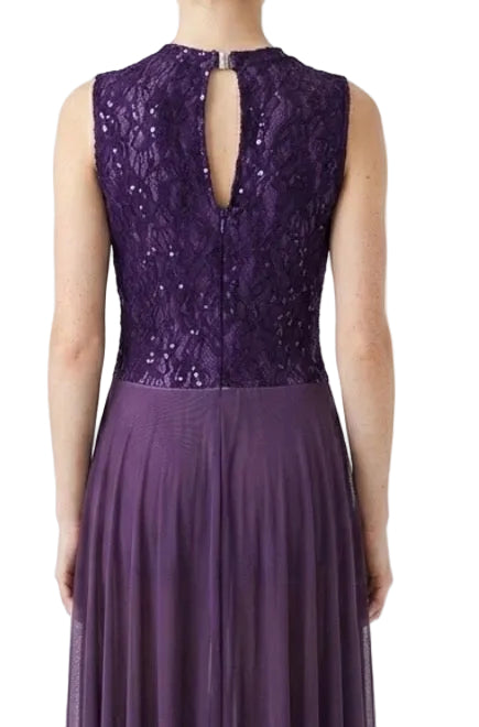 Deep Purple Lyrical Dress - CamelDance