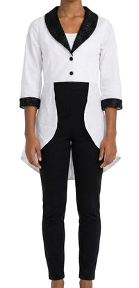Show Master White Jacket and Black Pants - Weissman