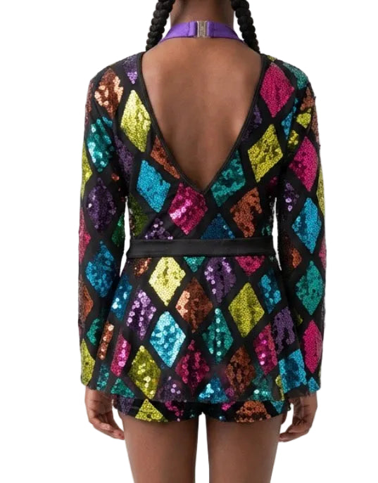 Sequence Leotard with Belt - Stage Boutique