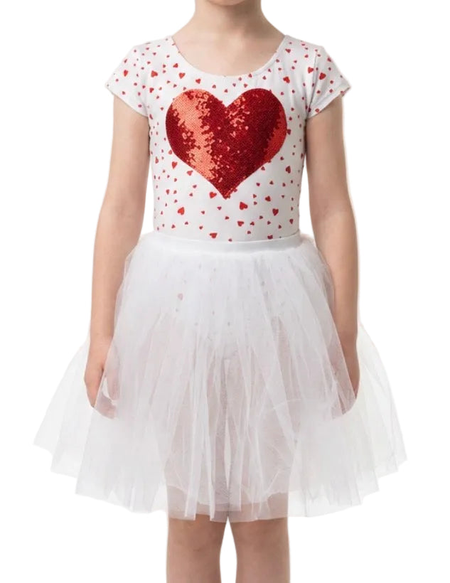 Heart Leotard and Tulle Skirt - CamelDance