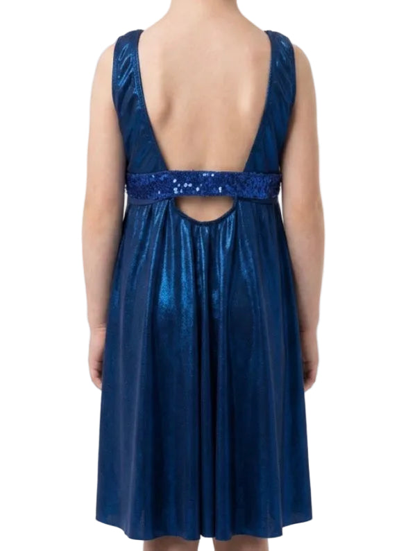Blue Metallic Dress - Revolution