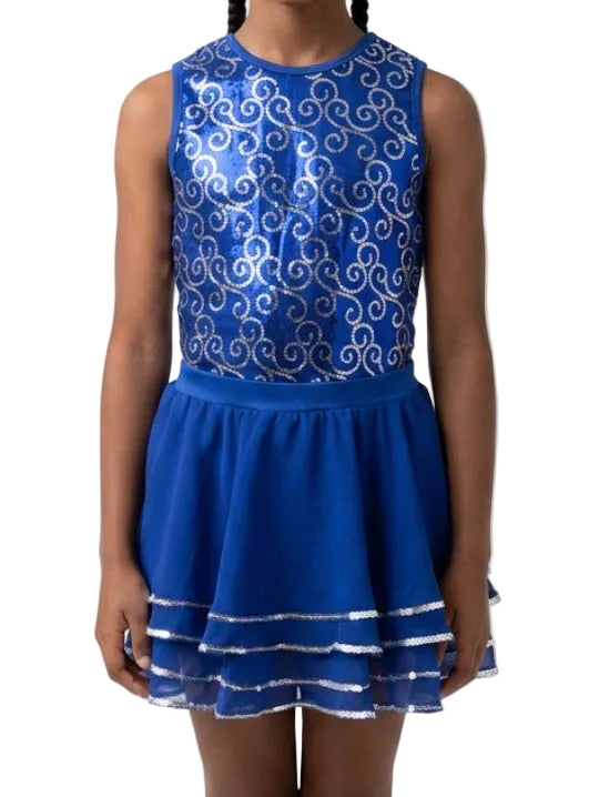 Blue and Silver Dress - Layla's Dance