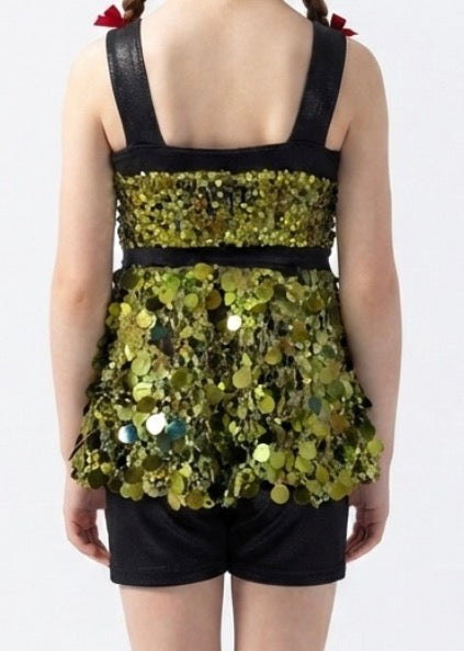 Green Sequence Unitard - A Wish Come True