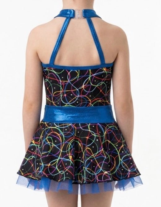Black and Blue with Neon Lines - Jazzmatazz
