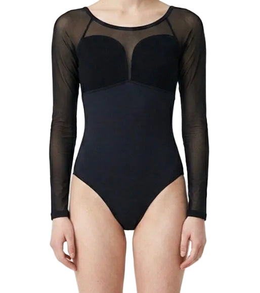 Black Long Sleeve Leotard - Tiger Friday