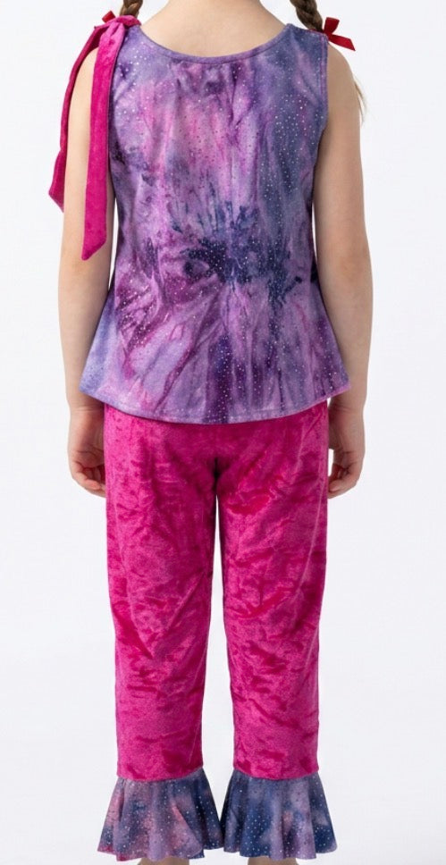 Velvet Sparkly Top with Matching Pants - CamelDance