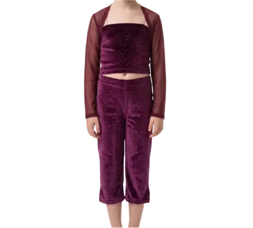 Velvet Tank and Capri Set
