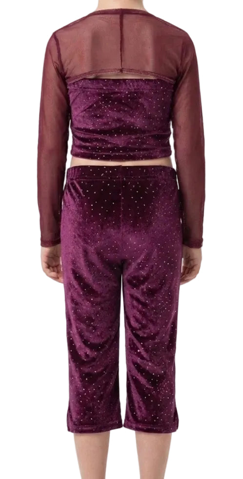 Velvet Tank and Capri Set