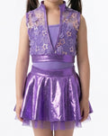 Purple Dress with Sparkle Star Jacket - Laylas's