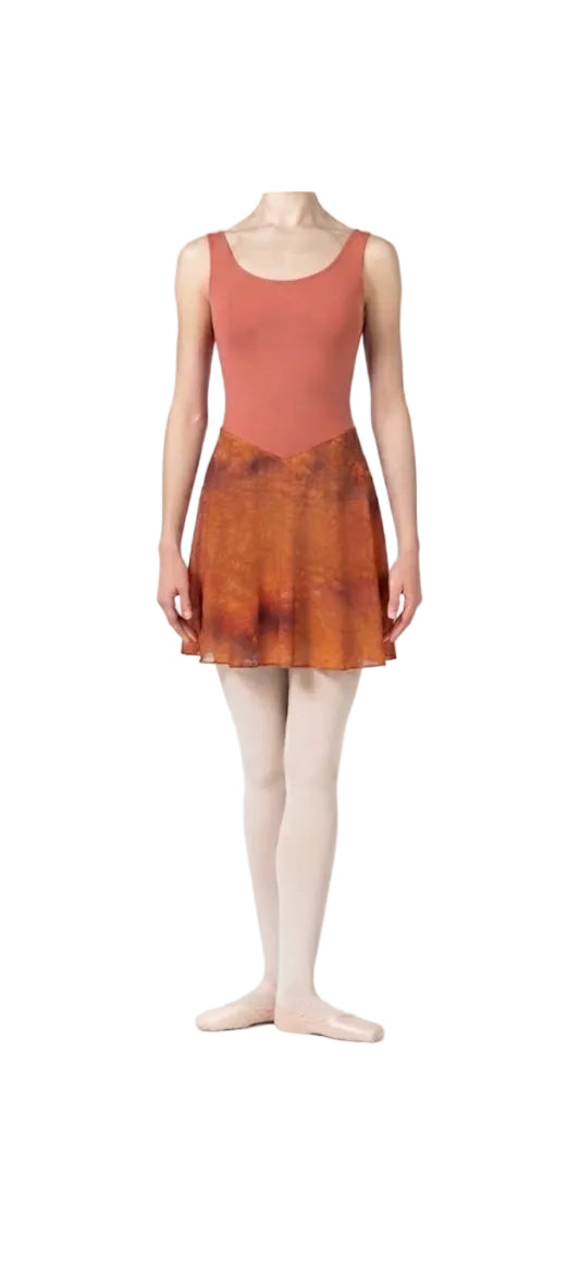 Two Tone Orange Dress
