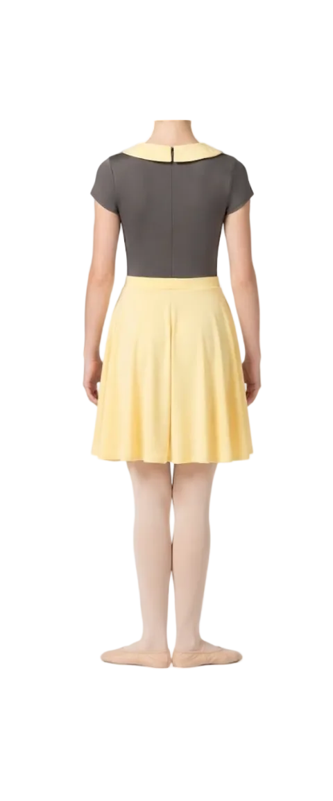Yellow and Grey Dress - Handmade