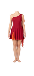 Sunset Chiffon Drape Dress