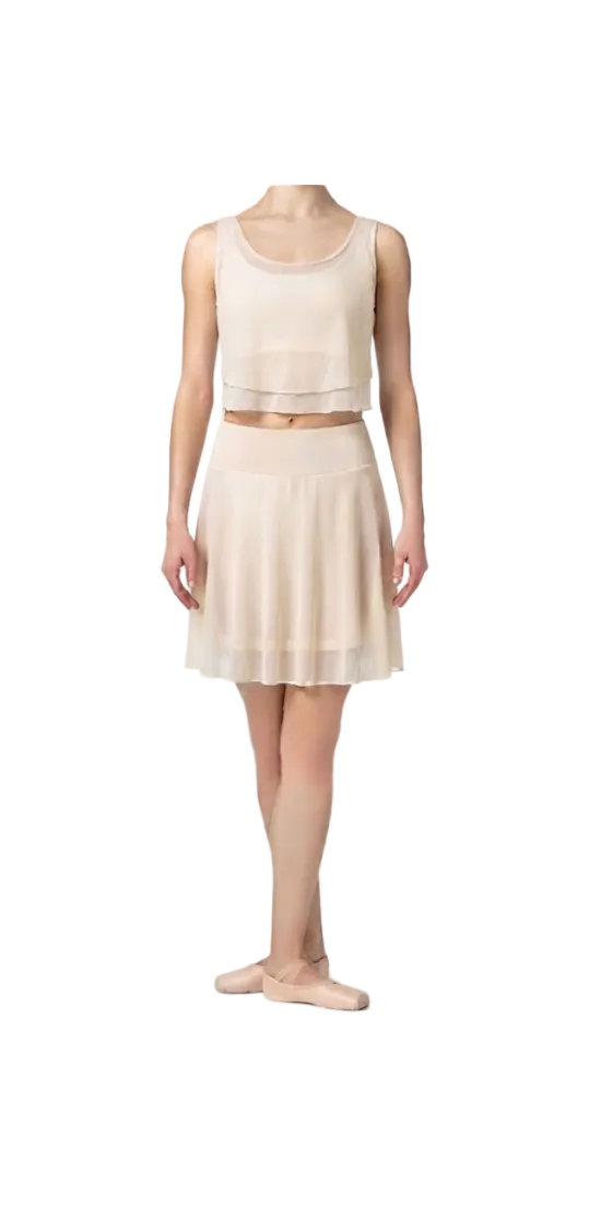 Draped Overlay Three Piece - Handmade