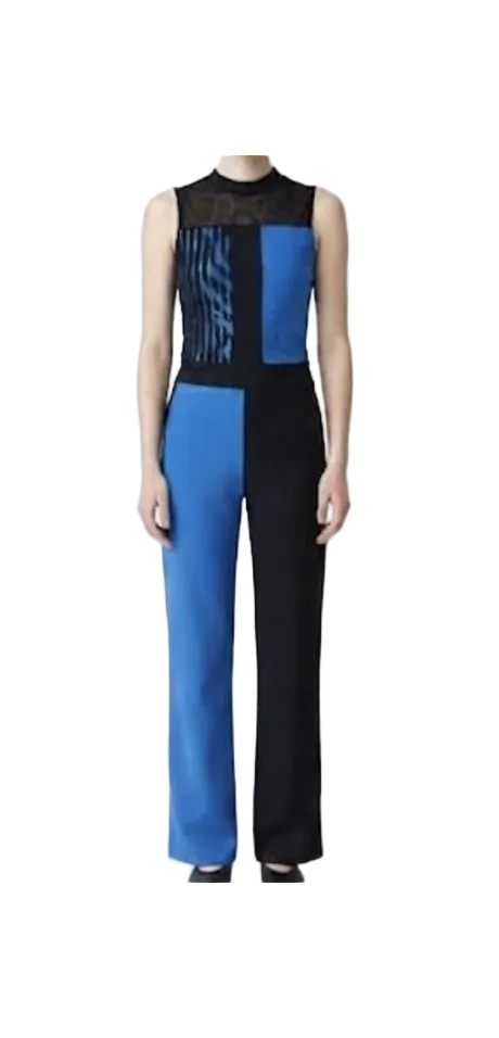 Blue and Black Pant Suit - CamelDance