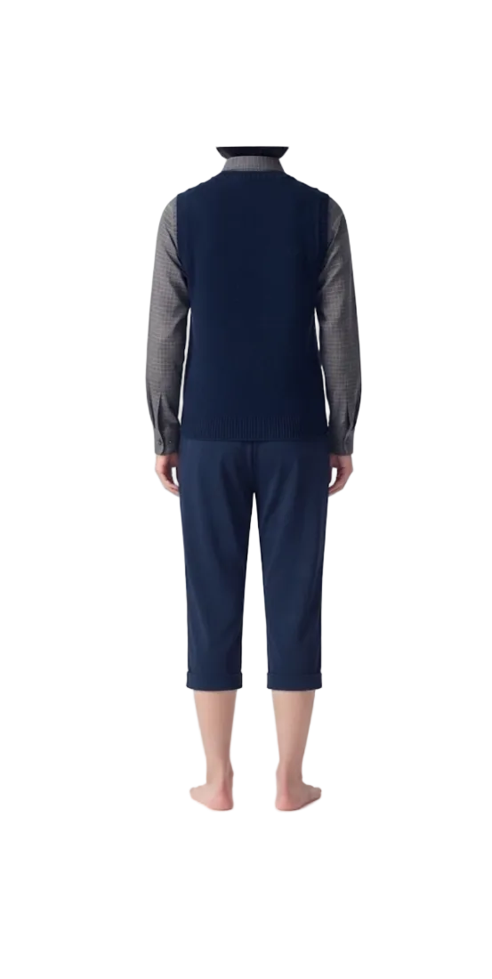 Navy Newsboy Costume - CamelDance