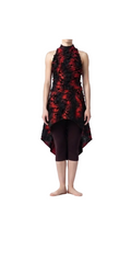 The Red Cinder High Low Dress