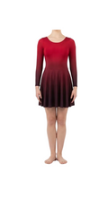 Red Ombre Dress