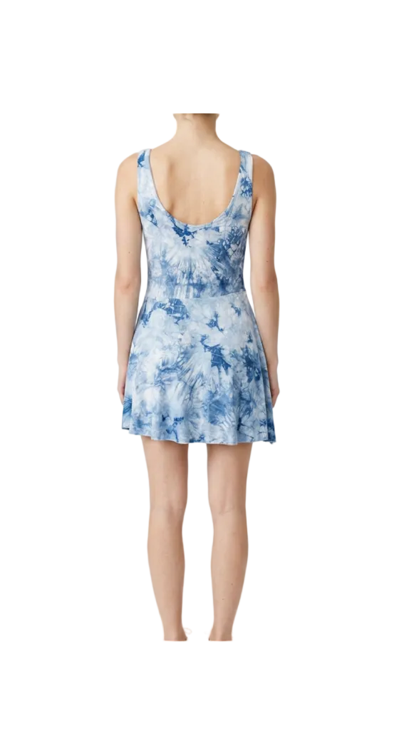 Blue and White Tie-Dye