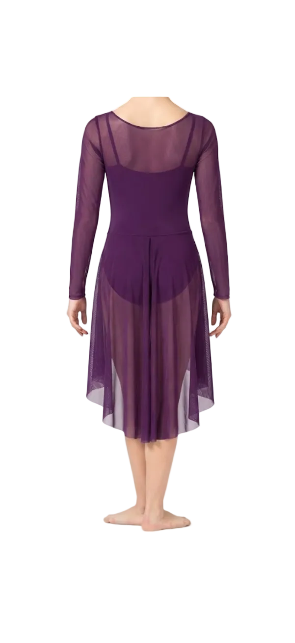 Purple Mesh Dress - Underlay Sold Separately