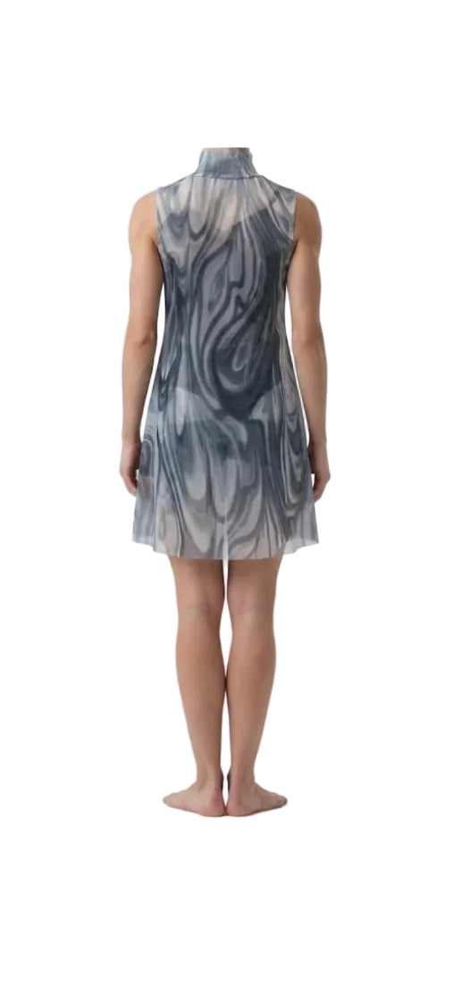 Grey Leo with Swril Mesh Overlay - CamelDance