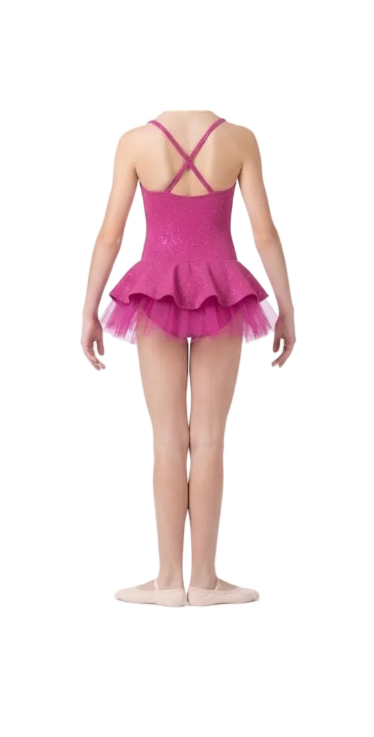 Pink Leo with Seperate Tutu underlay