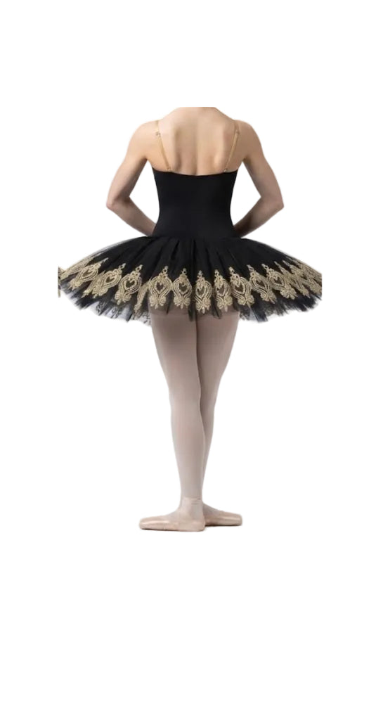 Black Tutu with Gold Accents - Tutu Gallery
