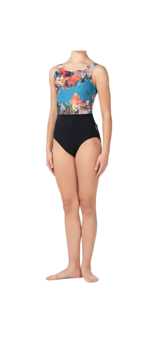 Floral Print Leotard - Ainslie Wear